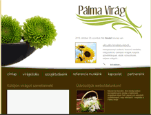 Tablet Screenshot of palmavirag.hu